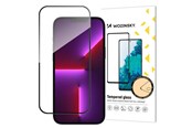 Handys - Schutzfolie - Wozinsky Vollbild-Schutzglas mit Rahmen Case Friendly Full Glue iPhone 15 Pro - Black - 9145576280324