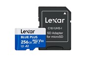 Speicherkarten - Lexar BLUE PLUS microSD/SD - 170MB/s - 256GB - LMSBLPL256G-BNANG