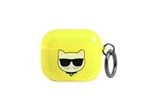 Handys - Anderes Zubehör - Karl Lagerfeld Choupette Case for AirPods 3 - Yellow - 3666339009243