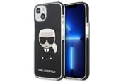 Handys - Cover & Cases - Karl Lagerfeld Iconik Karl Case for iPhone 13 mini - Black - 3666339048402
