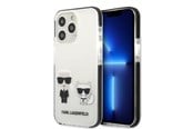Handys - Cover & Cases - Karl Lagerfeld KLHCP13LTPEKCW iPhone 13 Pro / 13 6.1" hardcase white/white Karl&Choupette - 3666339048624