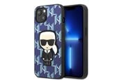 Handys - Cover & Cases - Karl Lagerfeld KLHCP13SPMNIKBL iPhone 13 mini 5.4" hardcase blue/blue Monogram Ikonik Patch - 3666339049485