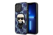 Handys - Cover & Cases - Karl Lagerfeld KLHCP13XPMNIKBL iPhone 13 Pro Max 6.7" hardcase blue/blue Monogram Ikonik Patch - 3666339049515