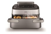 Andere Küchengeräte - Philips 5000 Series NA565 - double hot air fryer - silver/black - NA565/02
