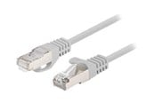 Netzwerk - Kabel - Lanberg patch cable - 1 m - grey RAL 7035 - Grau - PCF6-20CC-0100-S