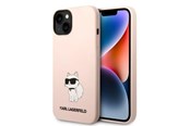 Handys - Cover & Cases - Karl Lagerfeld KLHCP14MSNCHBCP iPhone 14 Plus 6.7" hardcase pink/pink Silicone Choupette - 3666339086695