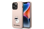 Handys - Cover & Cases - Karl Lagerfeld Silicone Choupette case for iPhone 14 Pro Max - pink - 3666339086718