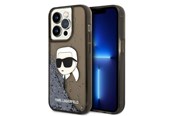 Handys - Cover & Cases - Karl Lagerfeld Glitter Karl's Head case for iPhone 14 Pro Max - black - 3666339086831
