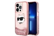 Handys - Cover & Cases - Karl Lagerfeld KLHCP14LLNCHCP iPhone 14 Pro 6.1" pink/pink hardcase Glitter Choupette Head - 3666339086985