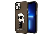 Handys - Cover & Cases - Karl Lagerfeld Ikonik Karl case for iPhone 14 Plus - black - 3666339087050