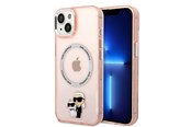 Handys - Cover & Cases - Karl Lagerfeld KLHMP14MHNKCIP iPhone 14 Plus 6.7" hardcase pink/pink Iconic Karl&Choupette Magsafe - 3666339087579