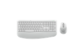 Tastaturen - Logitech Signature Comfort Plus Combo MK880 (Off-White) - Tastatur & Maus Set - Full-Size - Deutsch - Weiss - 920-014025