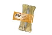 Hunde - Nobby Rawhide bones pressed 2 stk - 21.5 cm (Thailand) - L67984