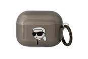 Handys - Anderes Zubehör - Karl Lagerfeld KLAPHNIKTCK AirPods Pro cover black/black Karl's Head - 3666339088026