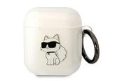 Handys - Anderes Zubehör - Karl Lagerfeld KLA2HNCHTCT Airpods 1/2 cover transparent Ikonik Choupette - 3666339088040