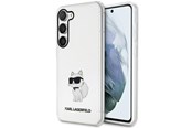 Handys - Cover & Cases - Karl Lagerfeld KLHCS23MHNCHTCT S23+ S916 transparent hardcase Ikonik Choupette - 3666339117719