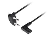 Stromkabel (Intern) - Lanberg - power cable - Europlug to power IEC 60320 C7 - 1.8 m - CA-C7CA-12CC-0018-BK