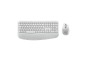 Tastaturen - Logitech Signature Comfort Plus Combo MK880 (Off-White) - Tastatur & Maus Set - Full-Size - Englisch (US) - Weiss - 920-014033
