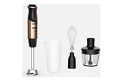 Mixer - Tefal Stabmixer Quickchef HB656G10 - hand blender - black/coppertinto - 1000 W - HB656G10