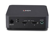 KVM Switches - Lindy - KVM / audio switch - Type C DisplayPort 1.2 - 2 ports - 42320