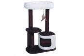 Katzen - NAYECO Cat Scratcher DORET 50 x 40 x 90 cm CHOCOLATE Crea - 8427458008860