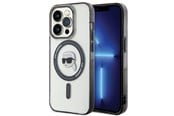 Handys - Cover & Cases - Karl Lagerfeld KLHMP15XHKHNOTK iPhone 15 Pro Max 6.7" transparent hardcase IML Karl`s Head MagSafe - 3666339161941