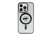 Handys - Cover & Cases - Karl Lagerfeld IML Choupette's Head MagSafe case for iPhone 15 Pro - transparent - 3666339162054