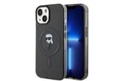 Handys - Cover & Cases - Karl Lagerfeld IML Ikonik MagSafe case for iPhone 15 - black - 3666339162153
