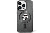 Handys - Cover & Cases - Karl Lagerfeld KLHMN61HGKCNOK iPhone 11 / Xr 6.1" black/black hardcase Karl&Choupette Glitter MagSafe - 3666339162559