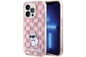 Handys - Cover & Cases - Karl Lagerfeld Monogram Choupette case for iPhone 15 Pro Max - pink - 3666339163747