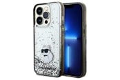 Handys - Cover & Cases - Karl Lagerfeld Liquid Glitter Choupette case for iPhone 14 Pro - transparent - 3666339164171