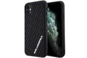 Handys - Cover & Cases - Karl Lagerfeld KLHCN613DMKRLK iPhone 11 / Xr 6.1" black/black hardcase 3D Rubber Multi Logo - 3666339164232