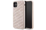 Handys - Cover & Cases - Karl Lagerfeld Quilted K Pattern case for iPhone 11 / Xr - pink - 3666339165079