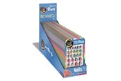 Kreativ-Spiele - Clementoni Crazy Chic Press & Go Nails - Rainbow - 18907
