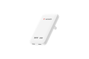 Handys - Adapter und Ladegeräte - Verbatim Essentials Slim GaN Wall Charger 65W - White - 30281