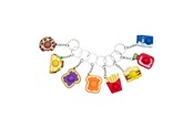 Spielzeug - Duckiez Pop It Food Theme Keychain - 9891