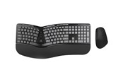 Tastaturen - Conceptronic ORAZIO02US ERGO - Tastatur & Maus Set - Universal - Schwarz - ORAZIO02US