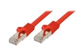 Netzwerk - Kabel - SCONN Shiverpeaks BASIC-S patch cable - 3 m - red - Rot - BS75513-R