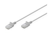 Netzwerk - Kabel - DIGITUS patch cable - 30 cm - Grau - DK-1618-003S-10