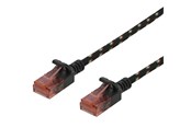Netzwerk - Kabel - Deltaco patch cable - 1.5 m - black - Schwarz - 1m - UUTP-1312