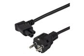 Stromkabel (Intern) - Deltaco - power cable - power CEE 7/7 to IEC 60320 C5 - 50 cm - DEL-120-05