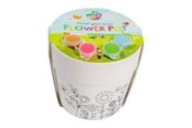 Kreativ-Spiele - Creative Craft Group Paint-Your-Own Flowerpot - incl. 4 Paint Colors & 1 Brush - 620017