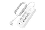 Stromkabel (Extern) - Belkin Connect - surge protector - with USB-C and USB-A ports - SRB002VF2M-V2