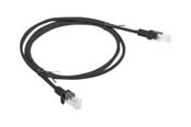 Netzwerk - Kabel - Lanberg patch cable - 1 m - black RAL 9004 - Schwarz - PCU6-10CC-0100-BK