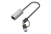 Netzwerkadapter (Netzkarte, Druckserver, u.s.w.) - Unitek - network adapter - USB-C / USB-A - 2.5 Gigabit Ethernet - U1313CGY01