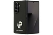 Handys - Cover & Cases - Karl Lagerfeld Saffiano Karl&Choupette Pin Case for Samsung Galaxy Z Fold7 - Black - 3666339559397