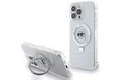 Handys - Cover & Cases - Karl Lagerfeld KLHMP15LHMRSKHH iPhone 15 Pro 6.1" white/white hardcase Ring Stand Karl Head MagSafe - 3666339168537