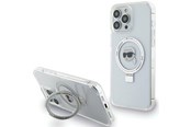 Handys - Cover & Cases - Karl Lagerfeld KLHMP15XHMRSKHH iPhone 15 Pro Max 6.7" white/white hardcase Ring Stand Karl Head MagSafe - 3666339168544
