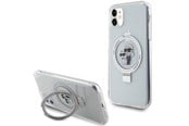 Handys - Cover & Cases - Karl Lagerfeld KLHMN61HMRSKCH iPhone 11 / Xr 6.1" white/white hardcase Ring Stand Karl&Choupette MagSafe - 3666339168797