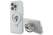 Handys - Cover & Cases - Karl Lagerfeld Ring Stand Karl&Choupette MagSafe case for iPhone 13 Pro Max - white - 3666339168827
